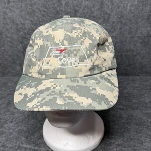 Gore-Tex Cover Digital Camo Hat Mens Ripstop Leather Strapback Made in USA Cap